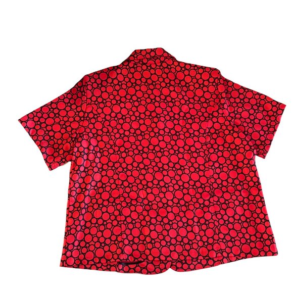 Vintage Red Jacket Top By Java Size 2X 22/24 - Picture 5 of 6